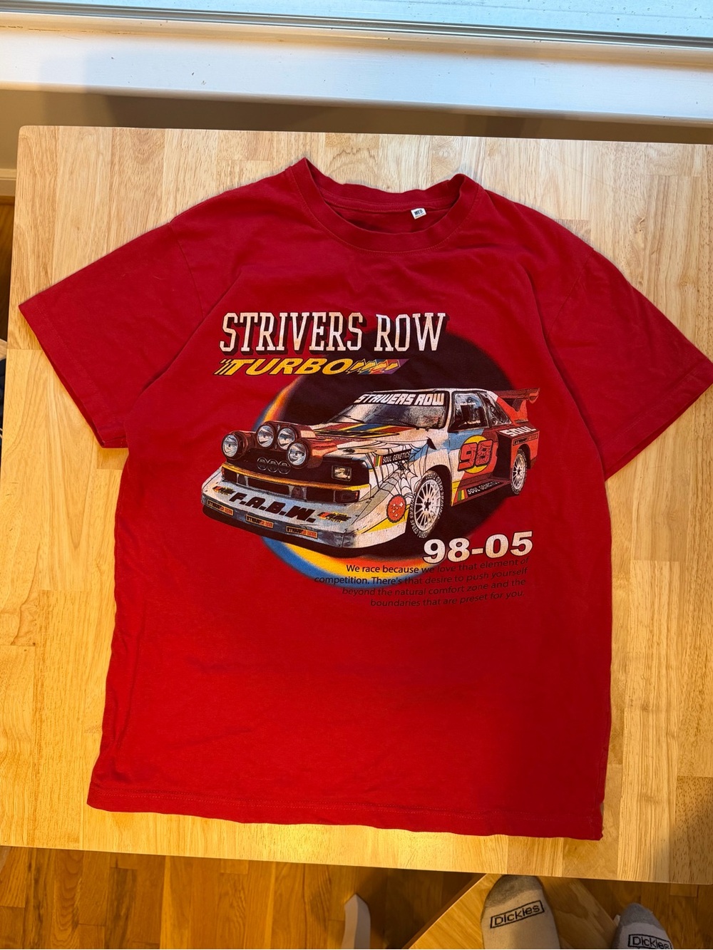 Vintage Strivers Row Turbo Racing Red Graphic Men's Short Sleeve T-Shirt